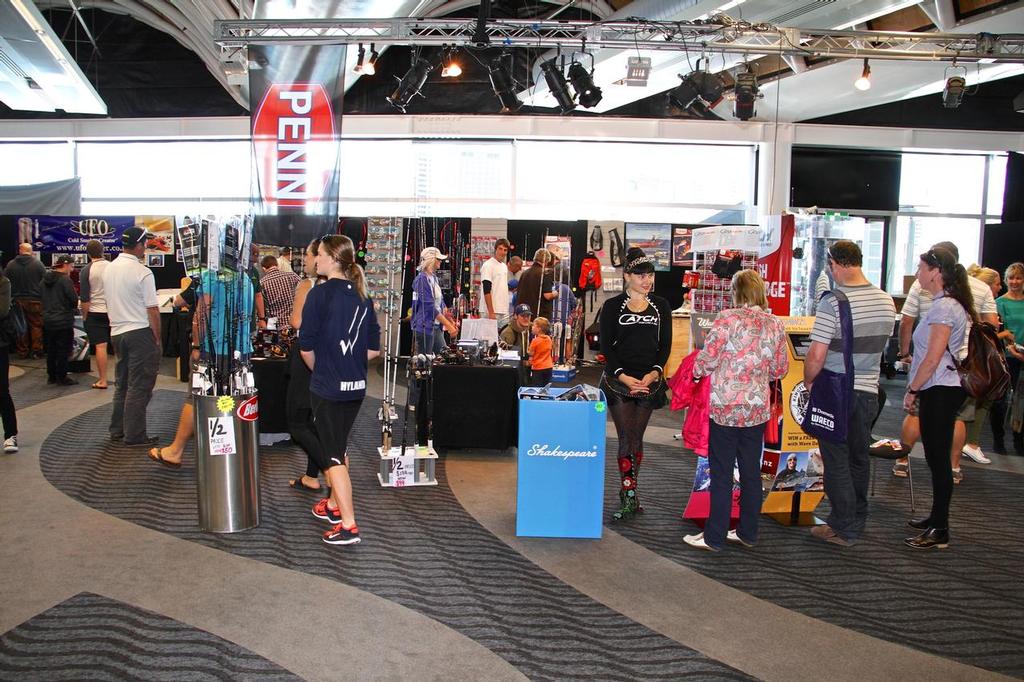 Fishing floor - Auckland On the Water Boat Show - 2015 © Richard Gladwell www.photosport.co.nz